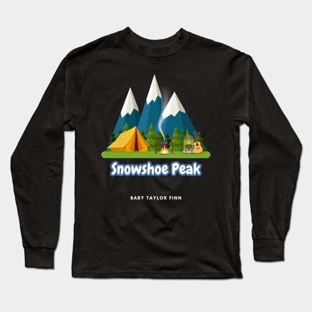 Snowshoe Peak Long Sleeve T-Shirt by Canada Cities